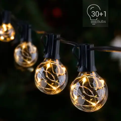 Novtech светодиодные огни струны на открытом воздухе