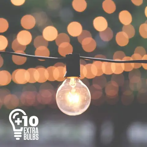 50 футов черные огни струны