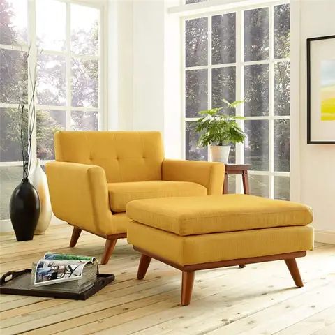 Кресло и оттоманка для гостиной Yellow Living