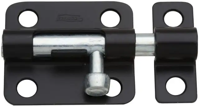 National Hardware N151-431 V834 Бочкообразный засов в черном цвете