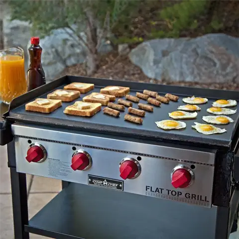 Camp Chef 600 4-Burner Flat Top Propane Gas Grill