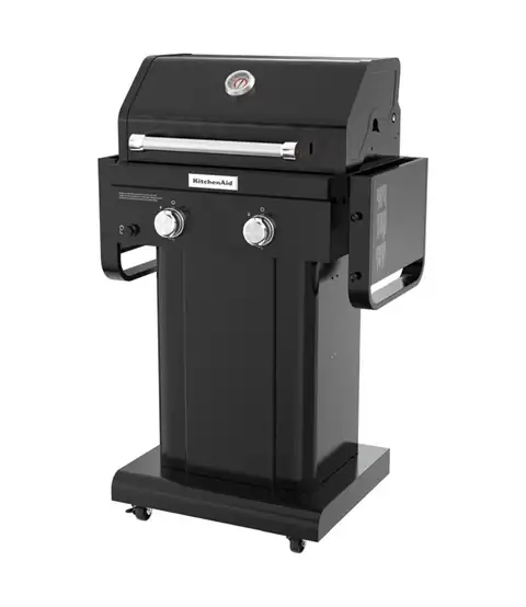 KitchenAid 2-горелочный пропановый газовый гриль с боковыми полками