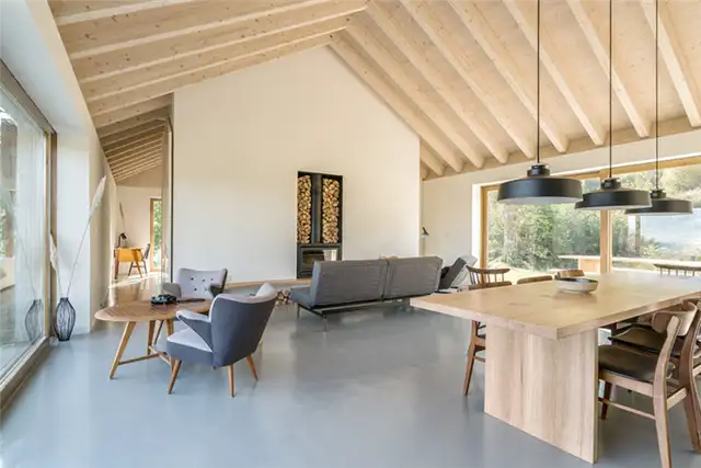 Вилла Slow in Spain от Laura Alvarez Architecture - гостиная
