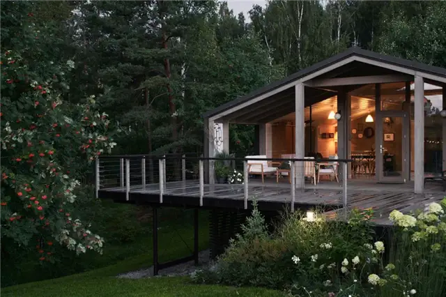 Модульный дом на склоне - BIO-architects - палуба