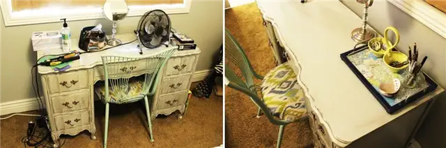 Как убрать туалетный столик