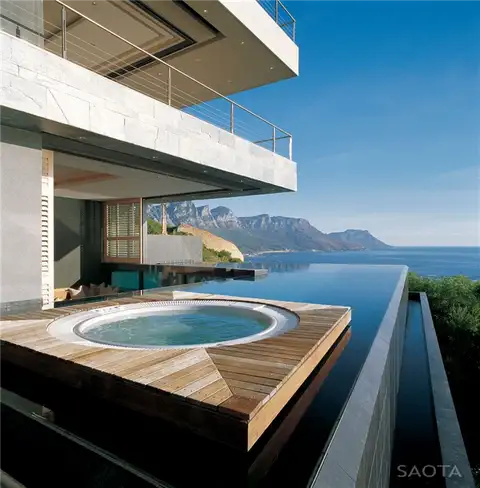 Dream Wissioming Residence Внешний вид бассейна от Robert Gurney Architect