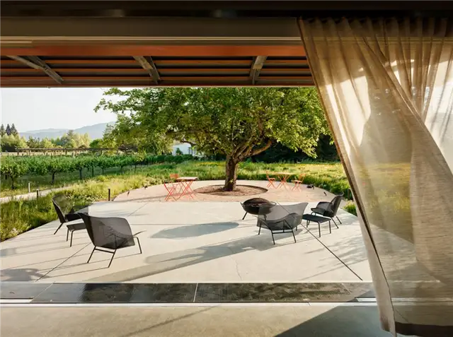 Napa Barn - Архитектурное бюро Anderson Architects - патио