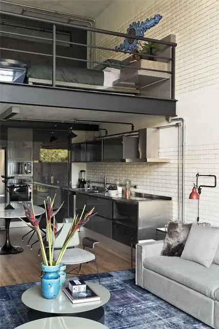 Кухонный уголок Industrial Sao Paulo loft