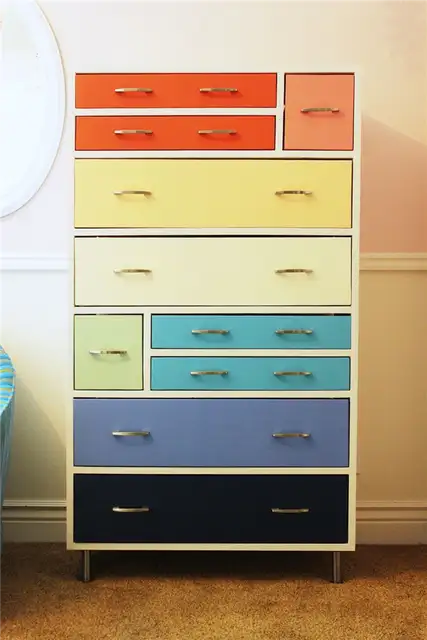 DIY (своими руками)-Modern-Wooden-Dresser-Tall