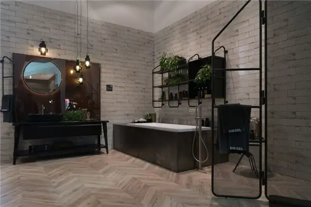 Дизайн ванной комнаты от Diesel и Scavolini