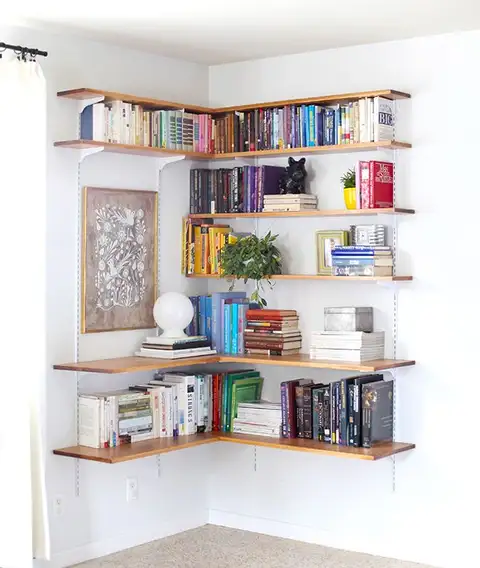 простые угловые полки