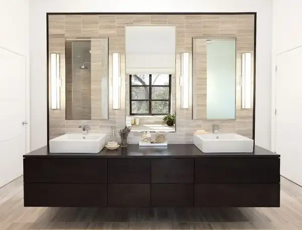 современный дизайн ванной комнаты