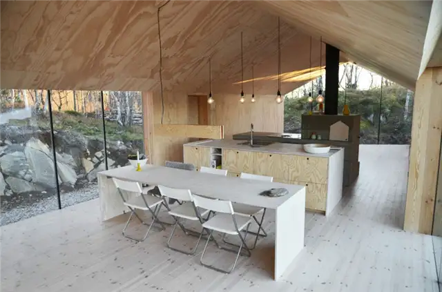 Фанерный сборный домик Reiulf Ramstad Arkitekter Cabin