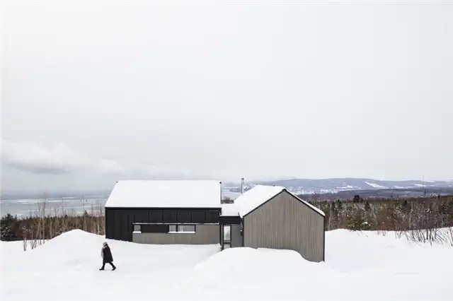 Зима в La malbaie Canada - The Chalet du Bois Flotté