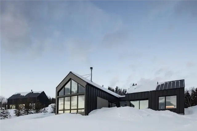 La malbaie Canada - Шале du Bois Flotté с черной внешней отделкой