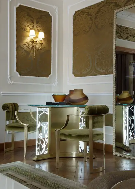 Обеденная зона Milan Baglioni Hotel Carlton