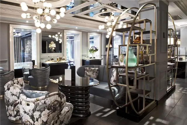 Дизайн интерьера лобби отеля Milan Baglioni Hotel Carlton