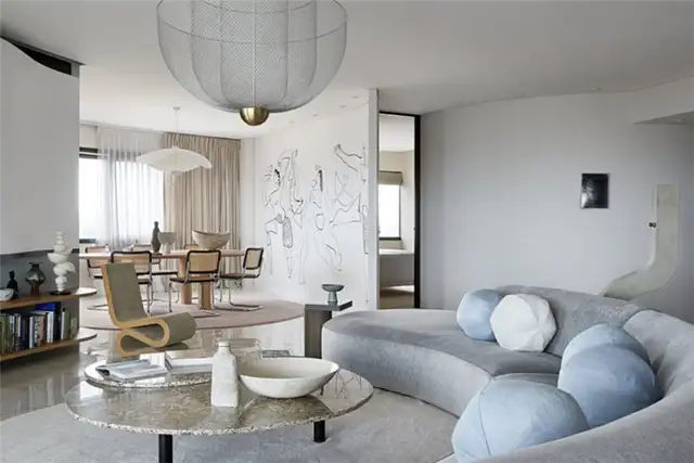 Гостиная Avian Apartment от Алисии Холгар.