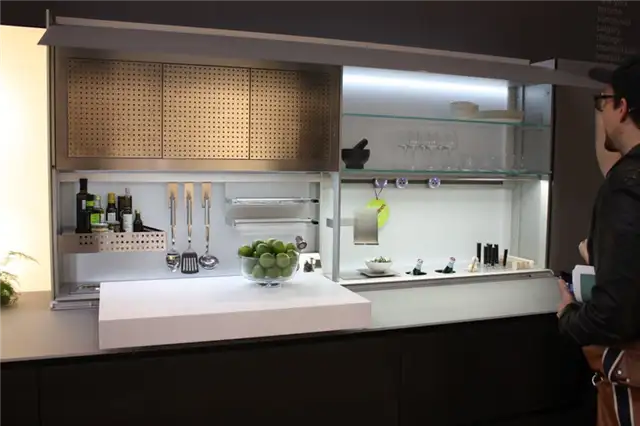 Концепция исчезающей кухни Valcucine