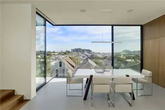 Резиденция Laidley Street Residence в Сан-Франциско - обеденная зона