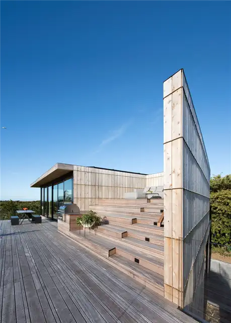 Американская фирма Bates Masi + Architects Hamptons House - приподнятая палуба