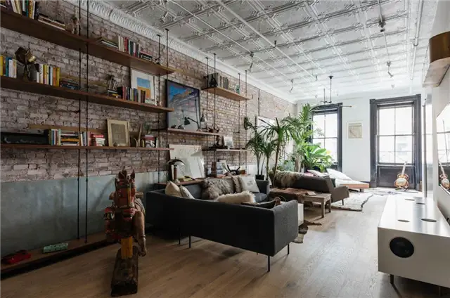 Дизайн интерьера лофта Franklin Place
