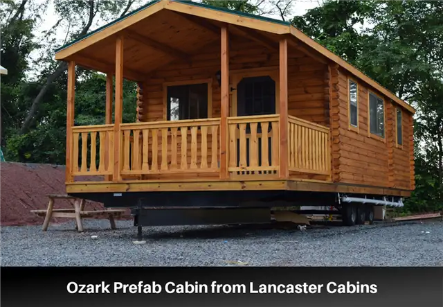 Сборная хижина Ozark от Lancaster Cabins