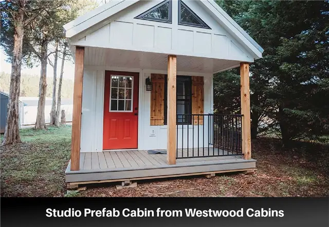 Современная студия Prefab Cabin от Westwood Cabins