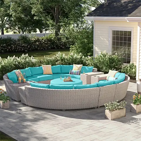 Merlyn 11 Piece Sectional Seating Group with Cushions