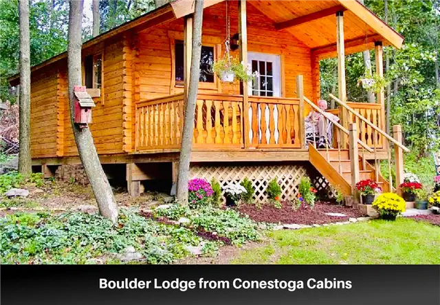 Boulder Lodge от Conestoga Cabins