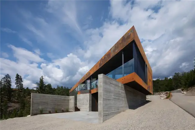 naramata canda - House on the Bench - Sturgess Architecture- кортеновская сталь