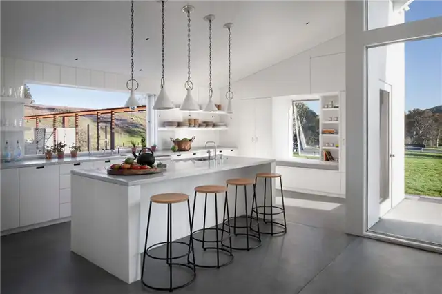 Терраса Surf House by Feldman Architecture с видом на океан