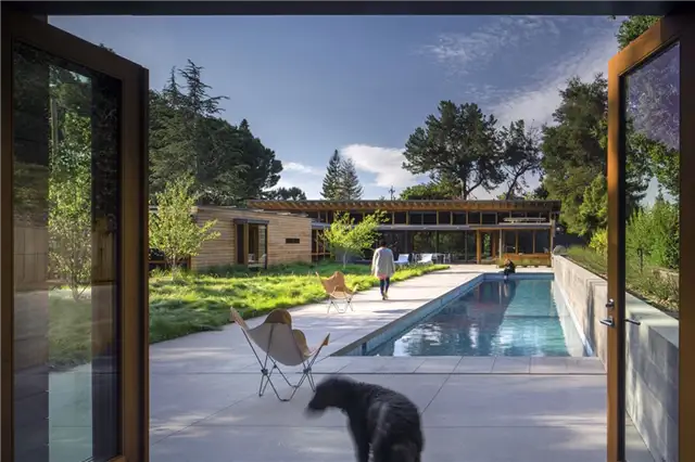 Терраса Surf House by Feldman Architecture с видом на океан