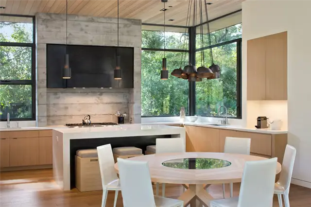 Терраса Surf House by Feldman Architecture с видом на океан