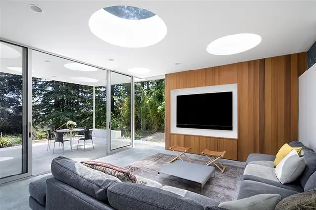 Терраса Surf House by Feldman Architecture с видом на океан