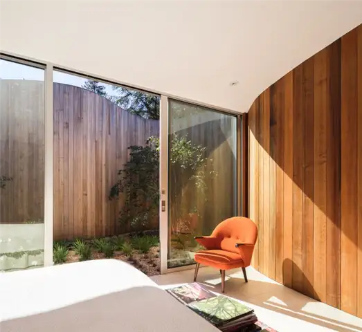 Дом без крыши от Craig Steely Architecture спальня