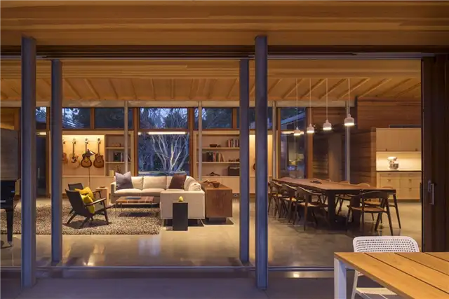 Терраса Surf House by Feldman Architecture с видом на океан