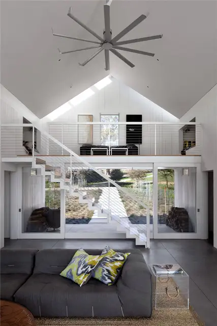 Терраса Surf House by Feldman Architecture с видом на океан