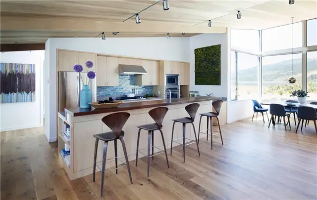 Терраса Surf House by Feldman Architecture с видом на океан
