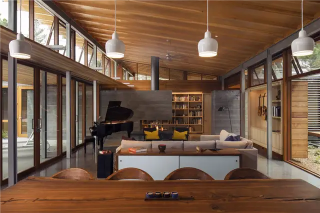 Терраса Surf House by Feldman Architecture с видом на океан