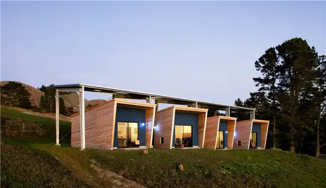 Терраса Surf House by Feldman Architecture с видом на океан