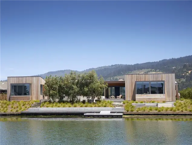 Терраса Surf House by Feldman Architecture с видом на океан