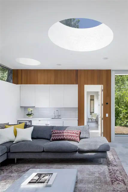 Терраса Surf House by Feldman Architecture с видом на океан