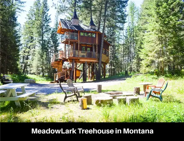 Дом на дереве MeadowLark в Монтане