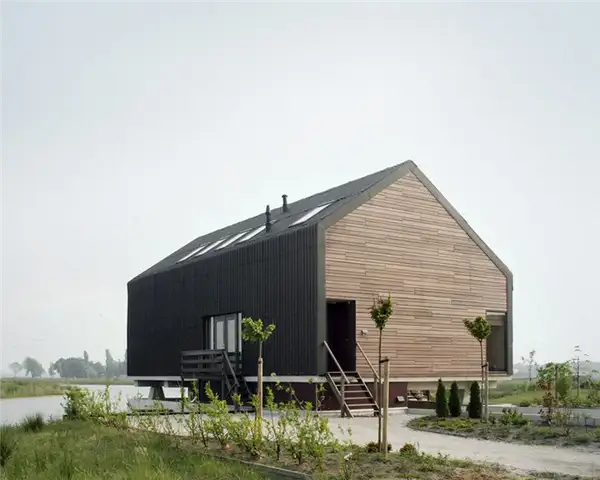 Jager Janssen architecten Дом с двускатной крышей