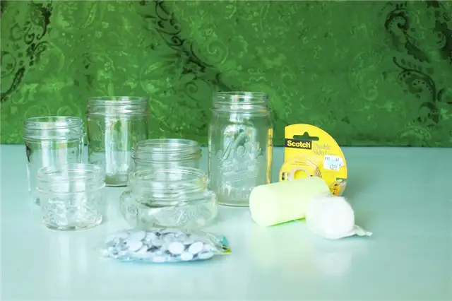 DIY (своими руками) Mason Jar Mummies-Cute DIY (своими руками) Mason Jar Mummies Материалы