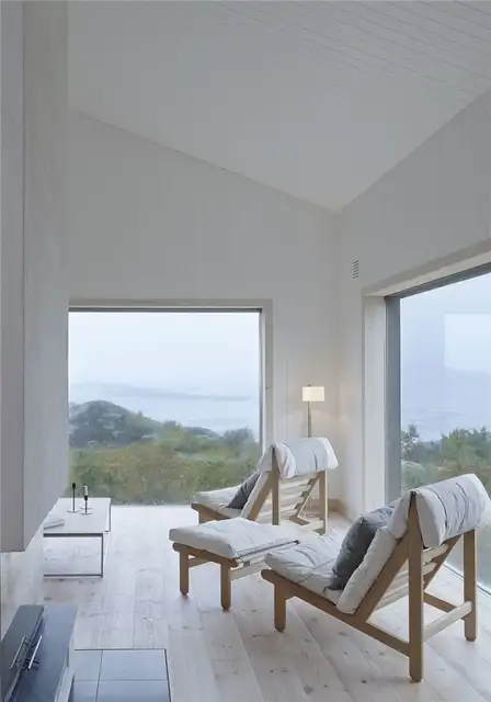 Интерьер автономного дома Vega Cottage от Kolman Boye Architects