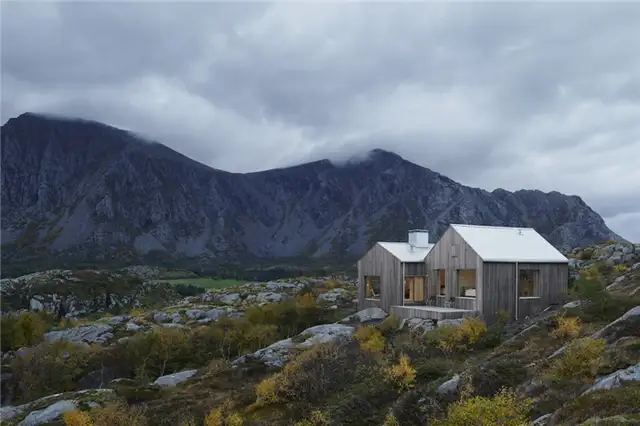 Удивительный дом в горах Внесетевой дом Внесетевой дом Vega Cottage от Kolman Boye Architects