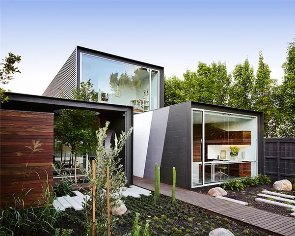 Угол со сложенными объемами от Austin Maynard Architects