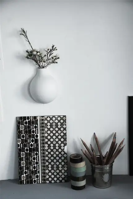 tiny-attic-apartment-paris-office-wall-plant
